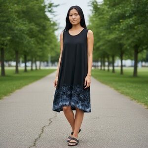 Style and Co. tie-dyed sleeveless dress. EUC.
